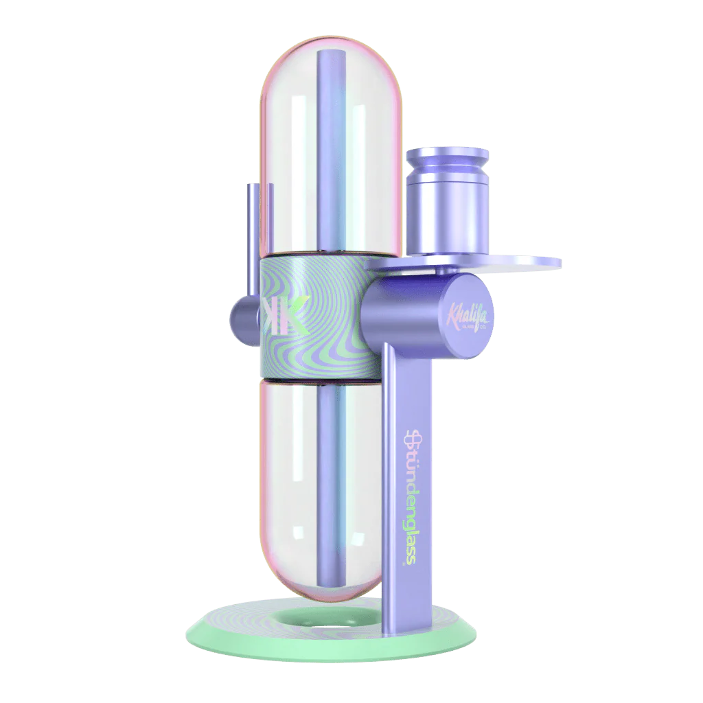 Khalifa x Stündenglass Gravity Infuser - Violet Sky / Mints w/ limited edition merchandise