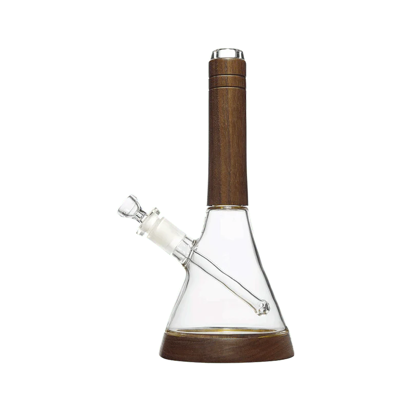Marley Natural Walnut Wood Beaker Water Pipe 12"