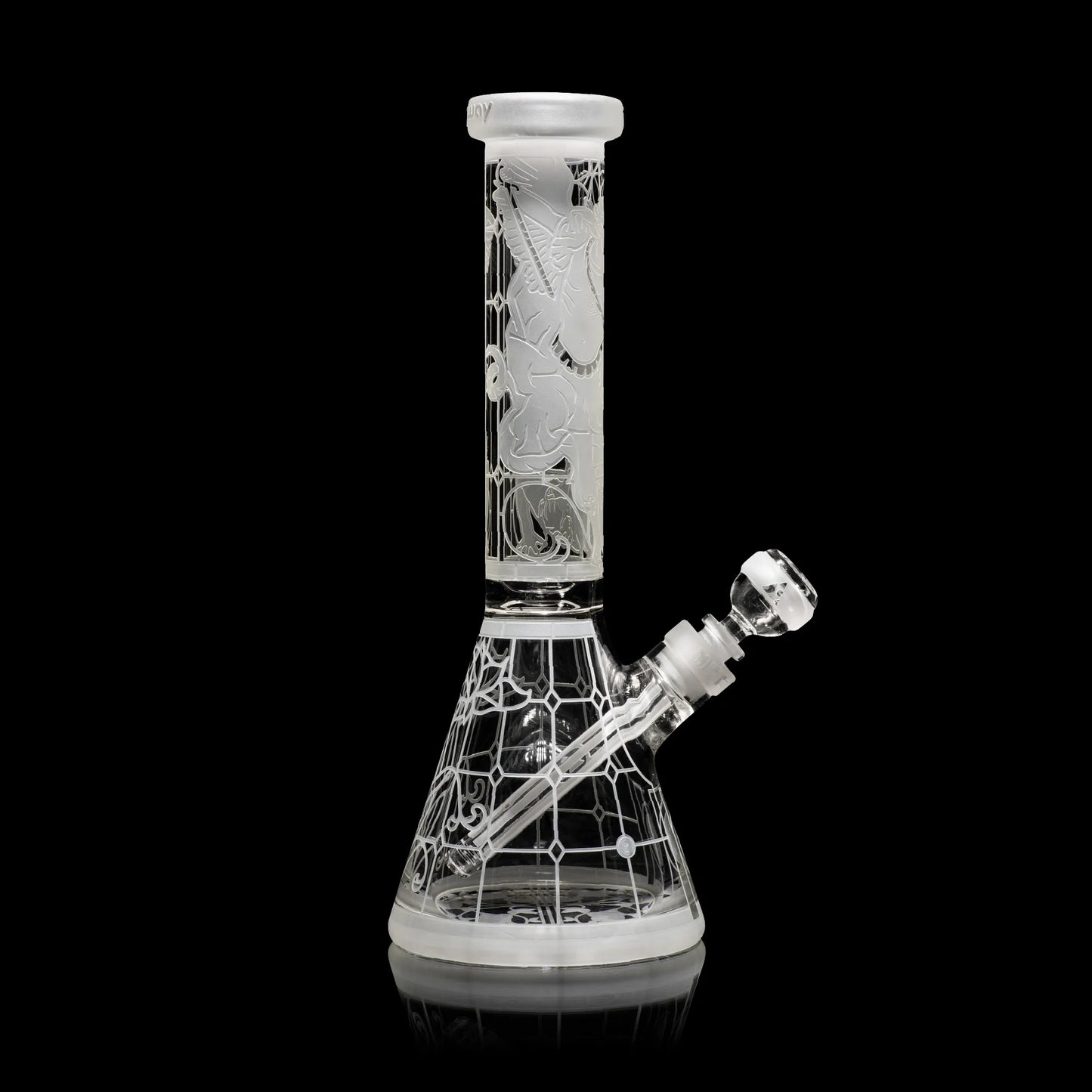 Milkyway Clear Archangel 15" Glass Beaker (MK-1030)