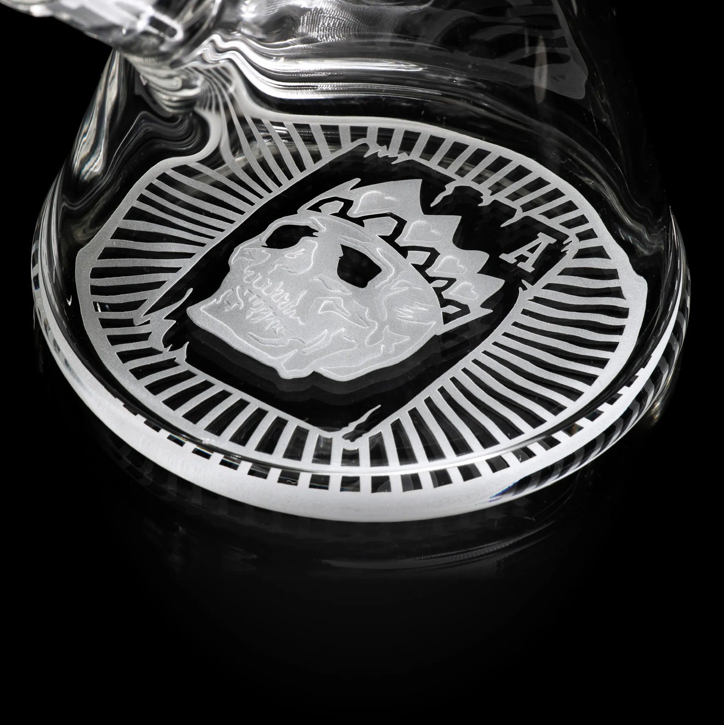 Milkyway Skull Emperor Smoke 14" Beaker (MK-1104)