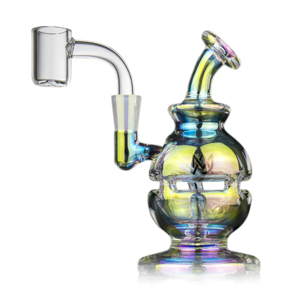 MJ Arsenal Iridescent Royale Mini Dab Rig lateralus-glass
