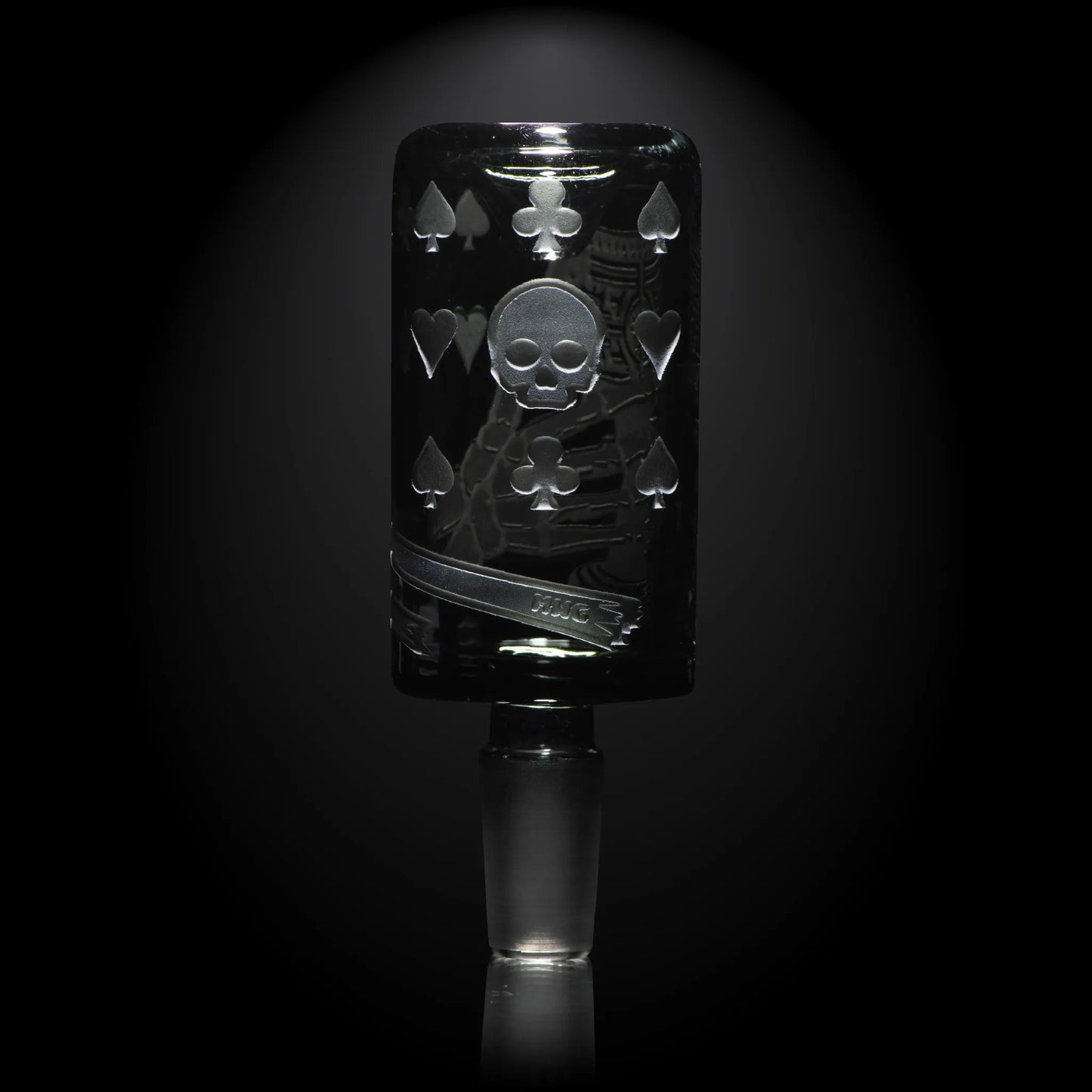 Milkyway Emperors Chalice Long Bowl Smoke (MB-005) lateralus-glass