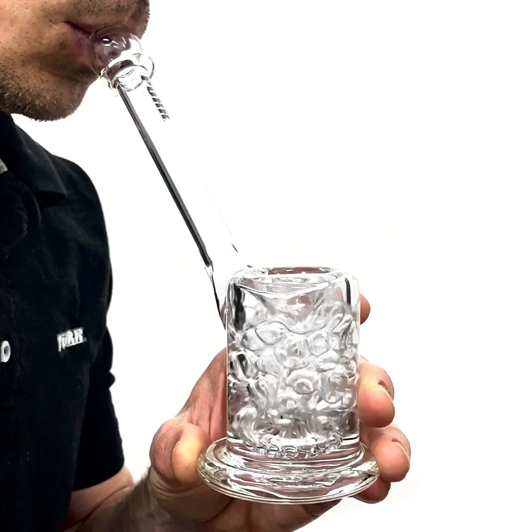 PURR Corn Cob Sherlock Glass Bubbler Water Pipe lateralus-glass