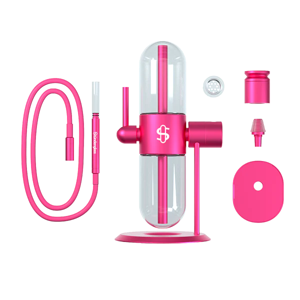 Pink Summer of Love x Stundenglass Gravity Infuser lateralus-glass