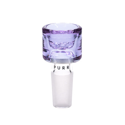 PURR 14mm 7-Hole Bowl ( Smoke, Lavender, Light Blue and Clear)