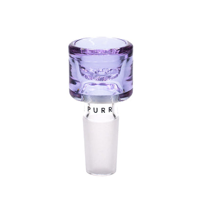 PURR 14mm 7-Hole Bowl ( Smoke, Lavender, Light Blue and Clear)