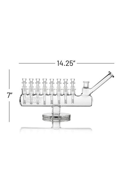 GRAV® CLEAR MENORAH