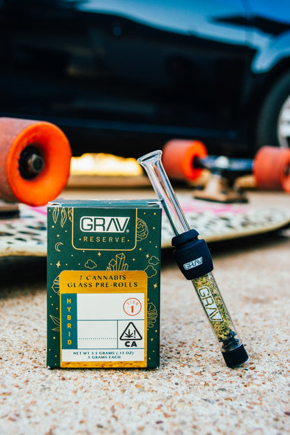 GRAV® GLASS BLUNT W/ SILICONE GROMMET- 2 Pack