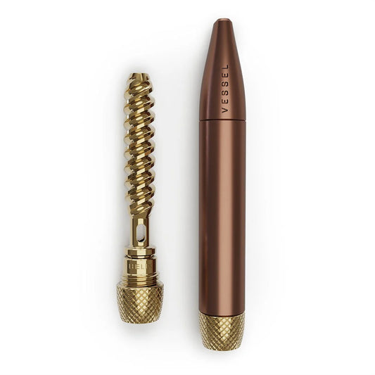 Vessel Helix Dry Herb Innovative One-Hitter (New Copper, Maritime, Gunmetal, Onyx, Rose Gold)
