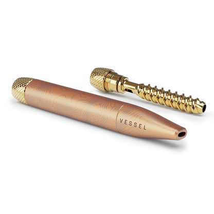 Vessel Helix Dry Herb Innovative One-Hitter-  Rose Gold