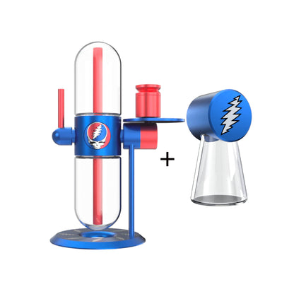 The Grateful Dead x Stundenglass Gravity Infuser w/ Grateful Dead Stundenglass Ashcatcher