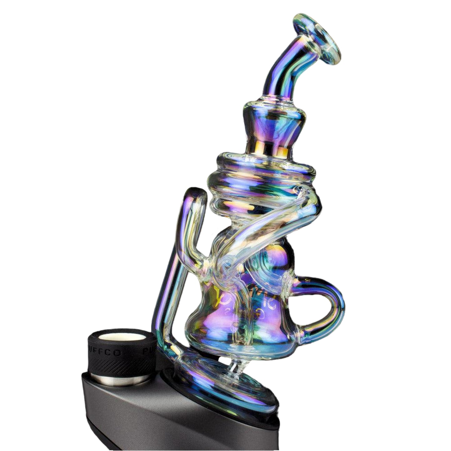 SMOQ GLASS: IRIDESCENT KLEIN PUFFCO PEAK ATTACHMENT