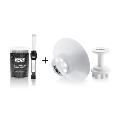 GRAV® FYO GLASS JOINTS 7-PACK & FILLING SYSTEM