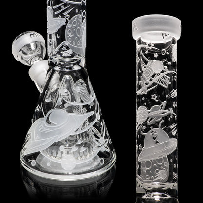 Milkyway Space Odyssey in 3D 11" Beaker (MK-1216)