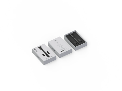 TANK GLASS | LOS ANGELES - THE UNIVERSAL METAL DOWNSTEM - BLACK