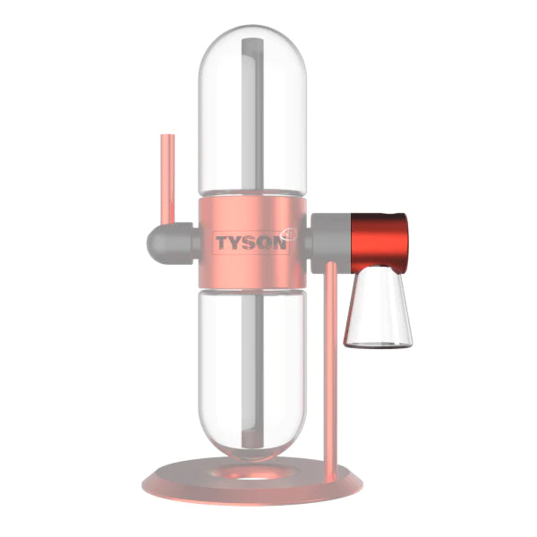 Tyson 2.0 x Stundenglass Gravity Infuser w/ 2 Champions Globes (red) and The Champs Ash-catcher