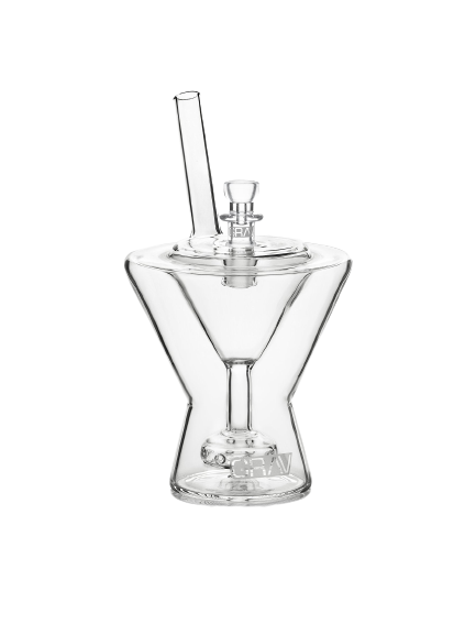 Grav Martini Glass Bubbler lateralus-glass