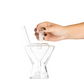 Grav Martini Glass Bubbler lateralus-glass