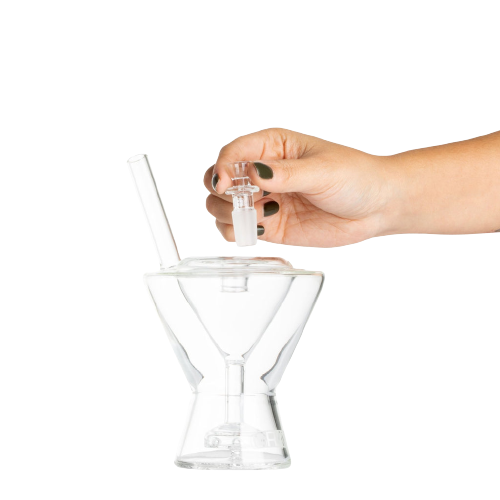 Grav Martini Glass Bubbler lateralus-glass