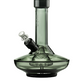 Grav Small Wide Base Water Pipe Smoke w/ Black Accents lateralus-glass