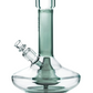 Grav Small Wide Base Water Pipe Smoke w/ Clear Accents lateralus-glass