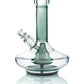Grav Small Wide Base Water Pipe Smoke w/ Clear Accents lateralus-glass