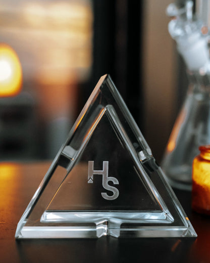 Higher Standards Premium Crystal Glass Ashtray lateralus-glass