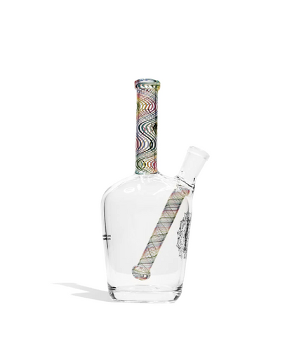 IDAB Worked Henny Bottle Water Pipe (Rainbow) lateralus-glass