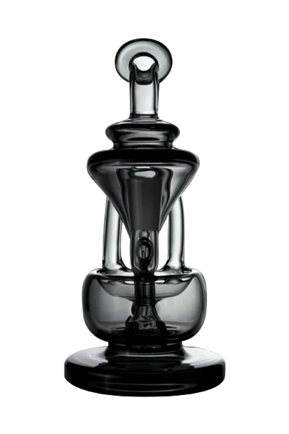 MJ Arsenal Charcoal Claude Mini Rig lateralus-glass