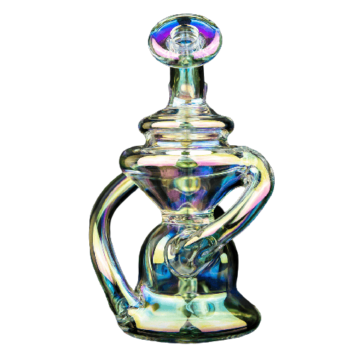 MJ Arsenal Iridescent Hydra Mini Dab Rig lateralus-glass