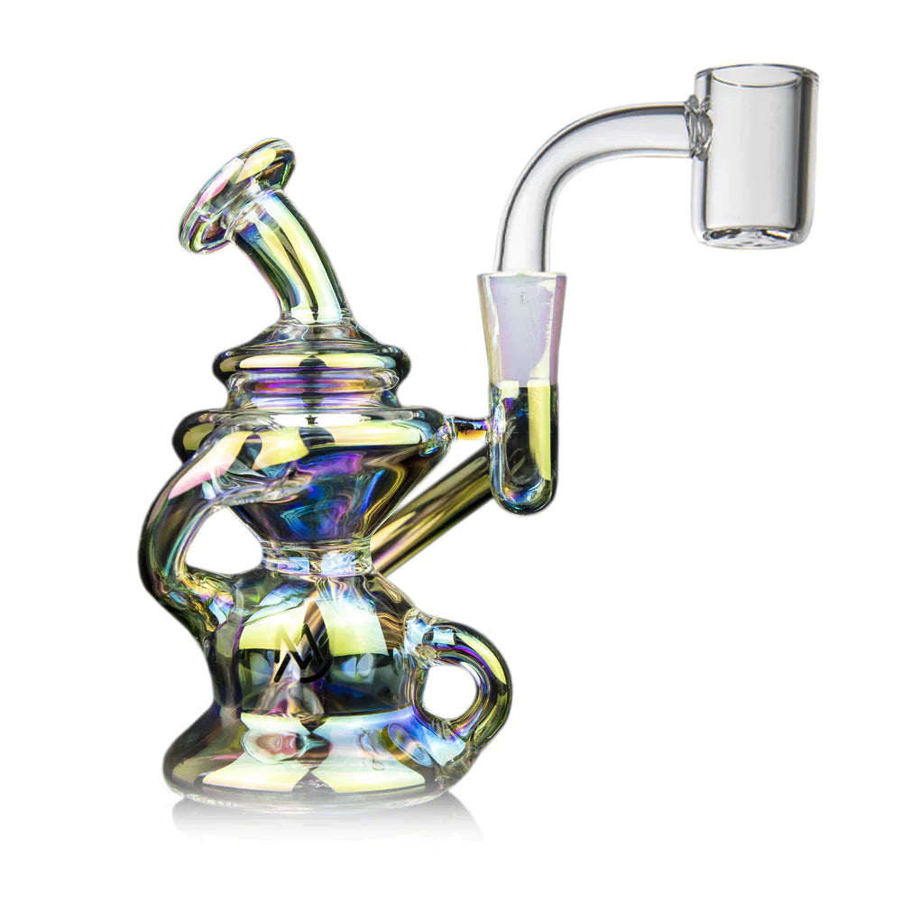 MJ Arsenal Iridescent Hydra Mini Dab Rig lateralus-glass