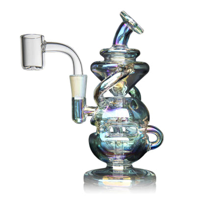 MJ Arsenal Iridescent Infinity Mini Rig lateralus-glass