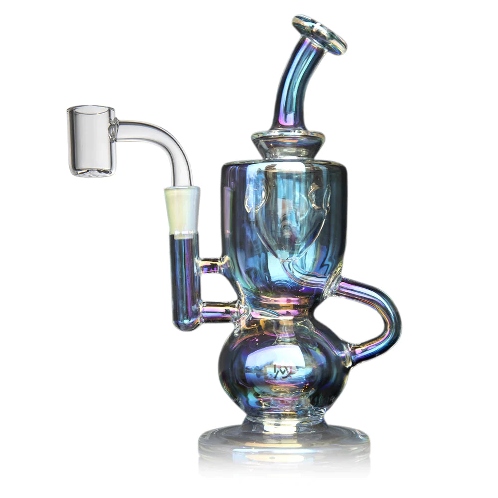 MJ Arsenal Iridescent Titan Mini Dab Rig lateralus-glass