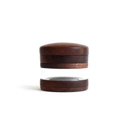 Marley Natural Grinder 4 Piece Large Black Walnut lateralus-glass
