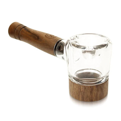 Marley Natural Spoon Pipe Natural Glass and Black Walnut lateralus-glass