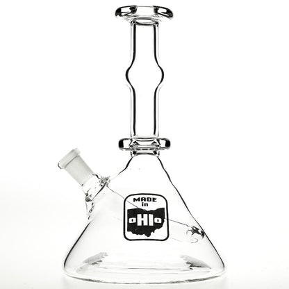 Ohio Valley Glass Water Pipe 10mm Clear Beaker Water Pipe lateralus-glass