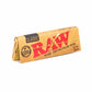 Raw-  Unrefined Classic 1.25 1 1/4 Size Cigarette Rolling Papers, 6 pack With FREE RAW METALTUBE $30.00 lateralus-glass