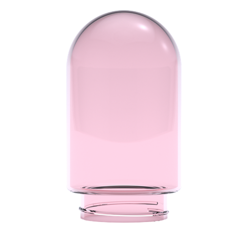 Stundenglass Single Pink Glass Globe (Large) lateralus-glass